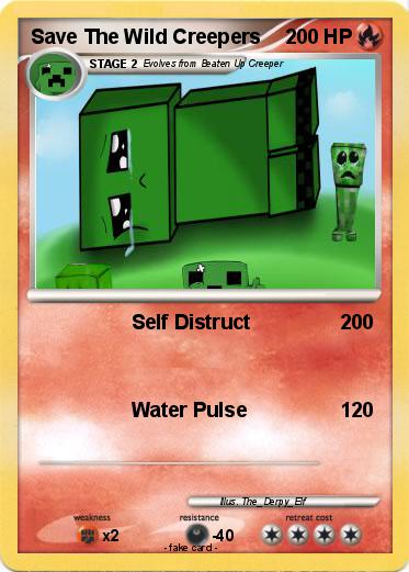Pokemon Save The Wild Creepers