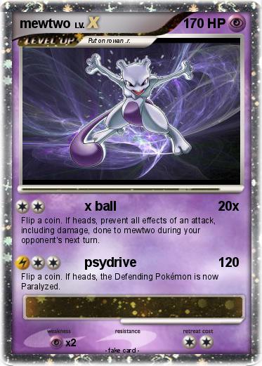 Pokemon mewtwo