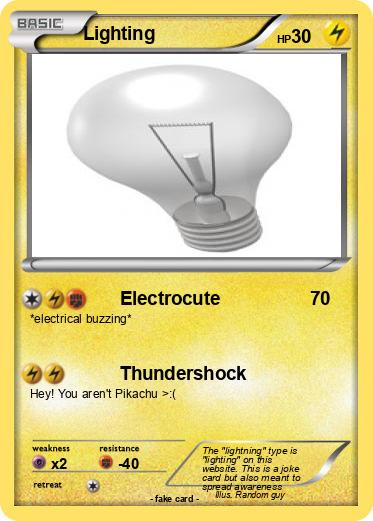 Pokemon Lighting