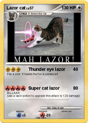 Pokemon Lazor cat
