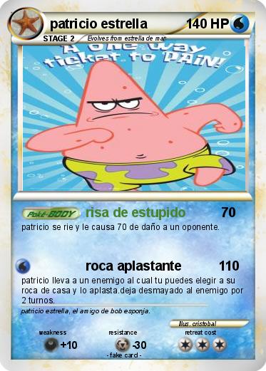 Pokemon patricio estrella