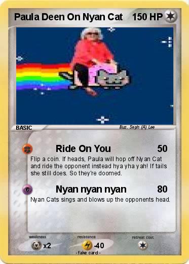 Pokemon Paula Deen On Nyan Cat