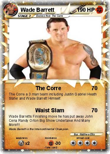 Pokemon Wade Barrett