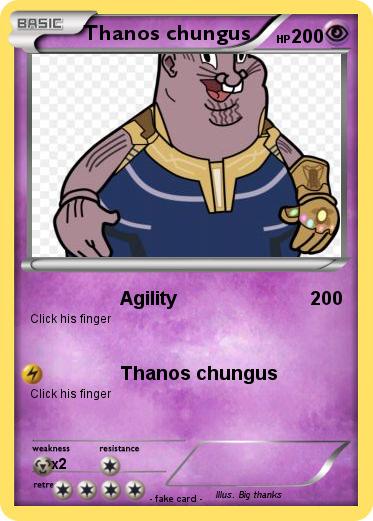 Pokemon Thanos chungus