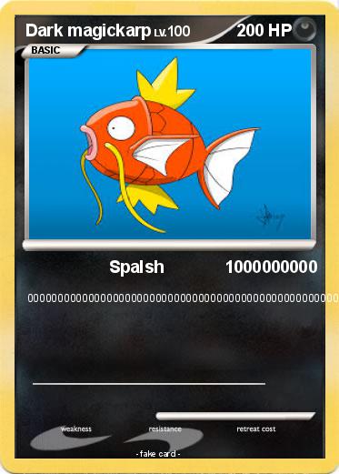 Pokemon Dark magickarp
