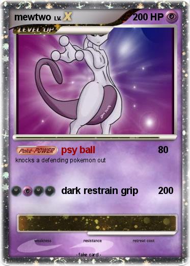 Pokemon mewtwo