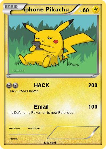 Pokemon iphone Pikachu