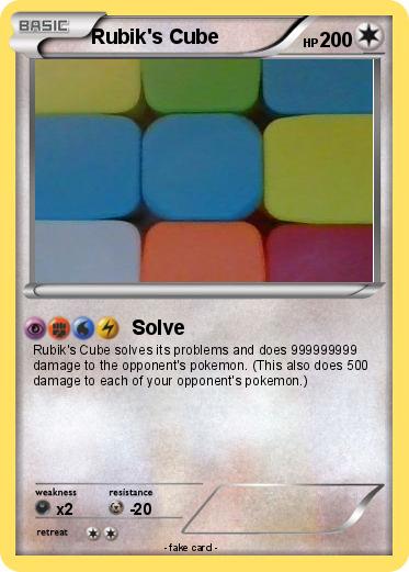 Pokemon Rubik's Cube
