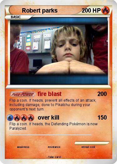 Pokemon Robert parks