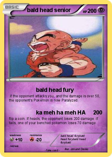 Pokemon bald head senior