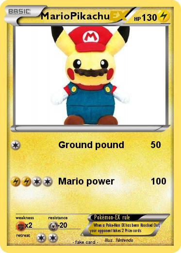 Pokemon MarioPikachu
