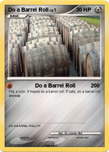 Pokemon Do a Barrel Roll