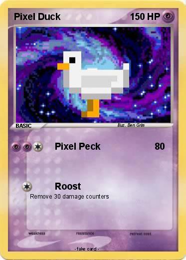 Pokemon Pixel Duck