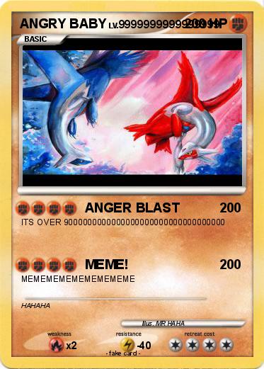 Pokemon ANGRY BABY