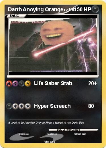 Pokemon Darth Anoying Orange