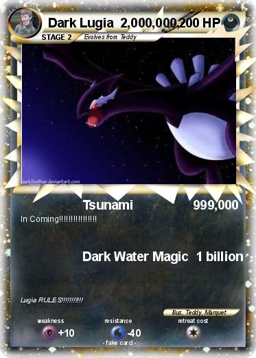 Pokemon Dark Lugia  2,000,000,