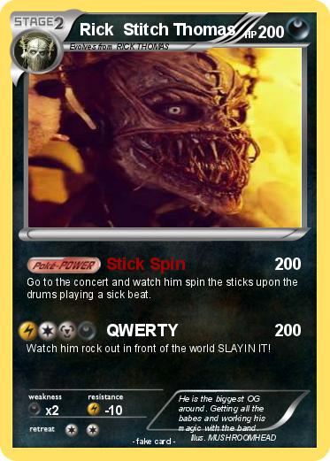 Pokemon Rick  Stitch Thomas