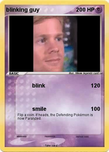 Pokemon blinking guy