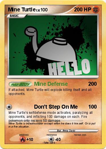Pokemon Mine Turtle