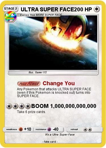 Pokemon ULTRA SUPER FACE