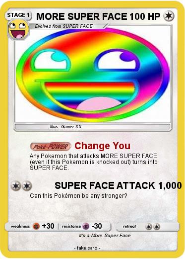 Pokemon MORE SUPER FACE