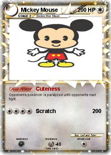 Pokemon Mickey Mouse