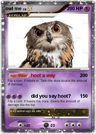 Pokemon owl me