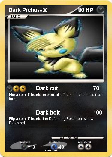 Pokemon Dark Pichu