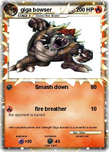 Pokemon giga bowser
