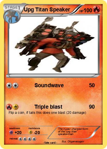 Pokemon Upg Titan Speaker