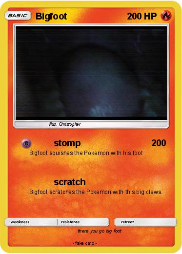 Pokemon Bigfoot