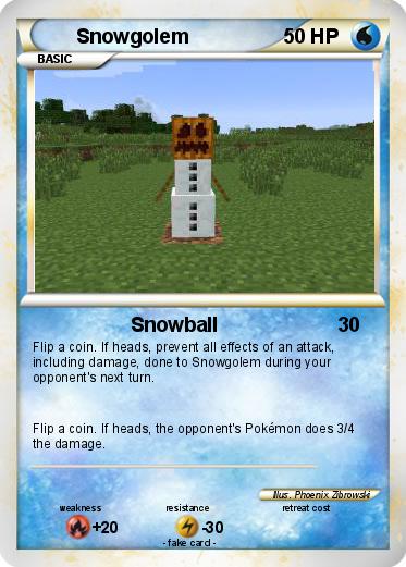 Pokemon Snowgolem