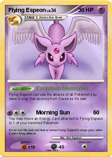 Pokemon Flying Espeon