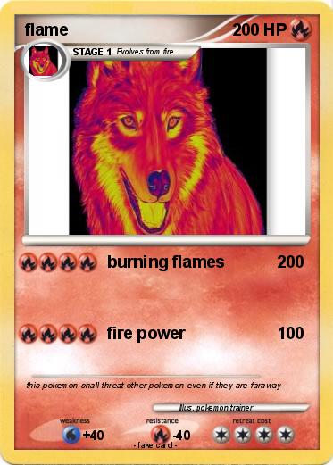 Pokemon flame