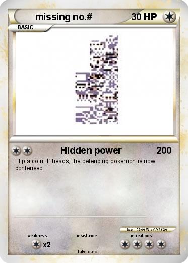 Pokemon missing no.#