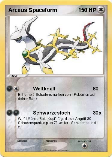 Pokemon Arceus Spaceform