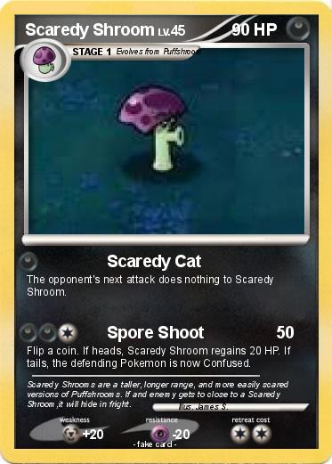 Pokemon Scaredy Shroom