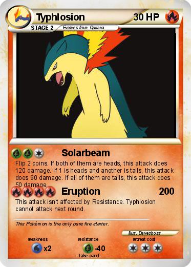 Pokemon Typhlosion