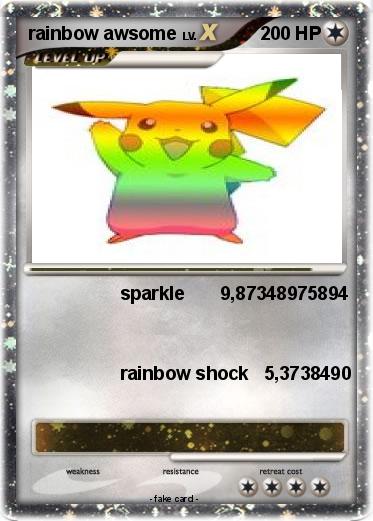 Pokemon rainbow awsome