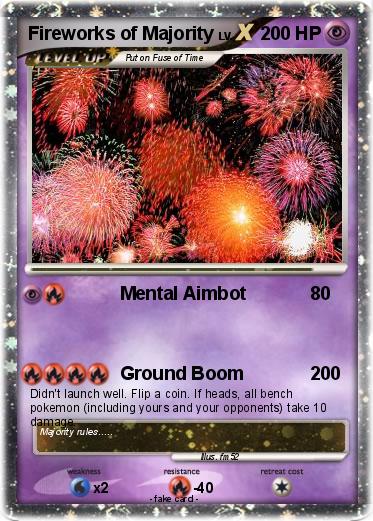 Pokemon Fireworks of Majority