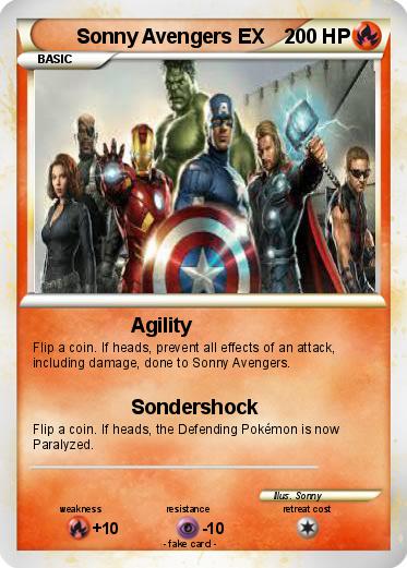Pokemon Sonny Avengers EX
