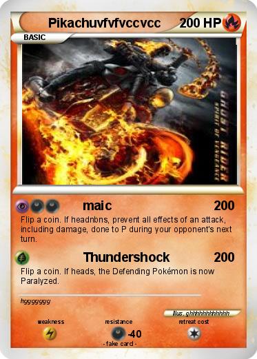 Pokemon Pikachuvfvfvccvcc