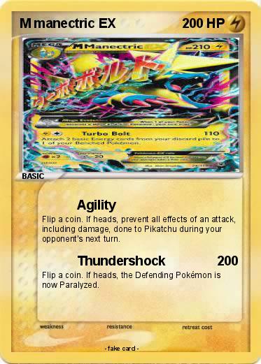 Pokemon M manectric EX