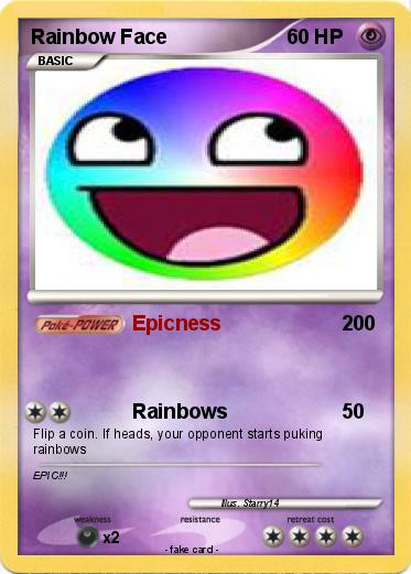Pokemon Rainbow Face