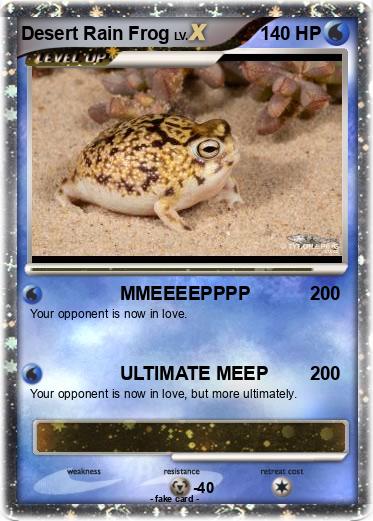 Pokemon Desert Rain Frog