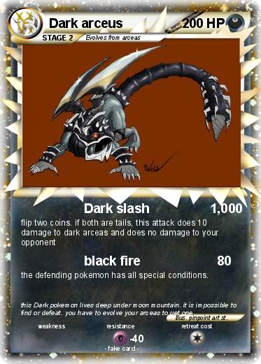 Pokemon Dark arceus