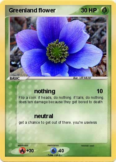 Pokemon Greenland flower