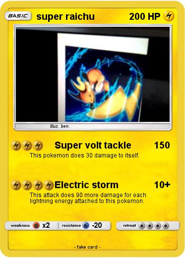 Pokemon super raichu