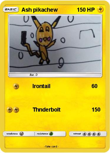 Pokemon Ash pikachew