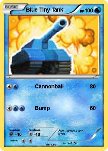 Pokemon Blue Tiny Tank
